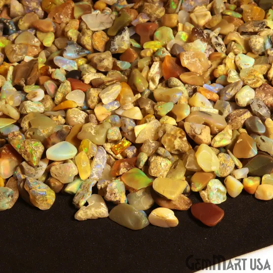 100cts Lot AAA Quality Ethiopian Opal, Mix Shape loose gemstone for Making jewelry