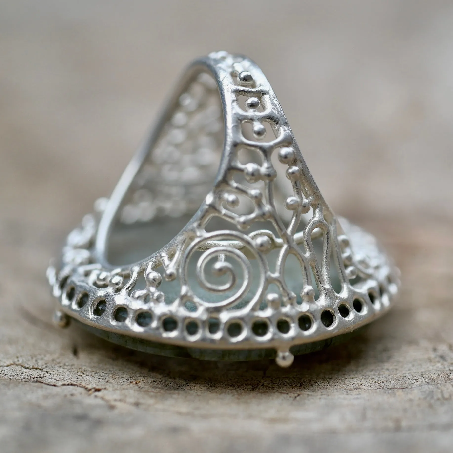18. Labradorite  Silver Ring / 22R-23