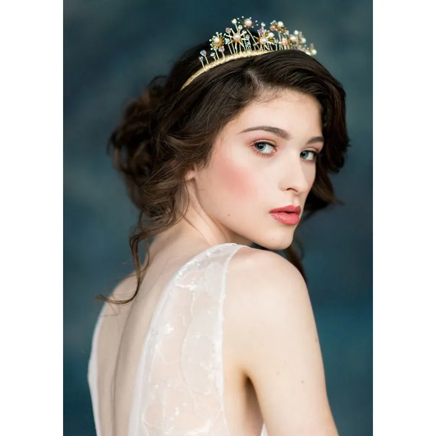 ADELINE Celestial Starburst Bridal Crown