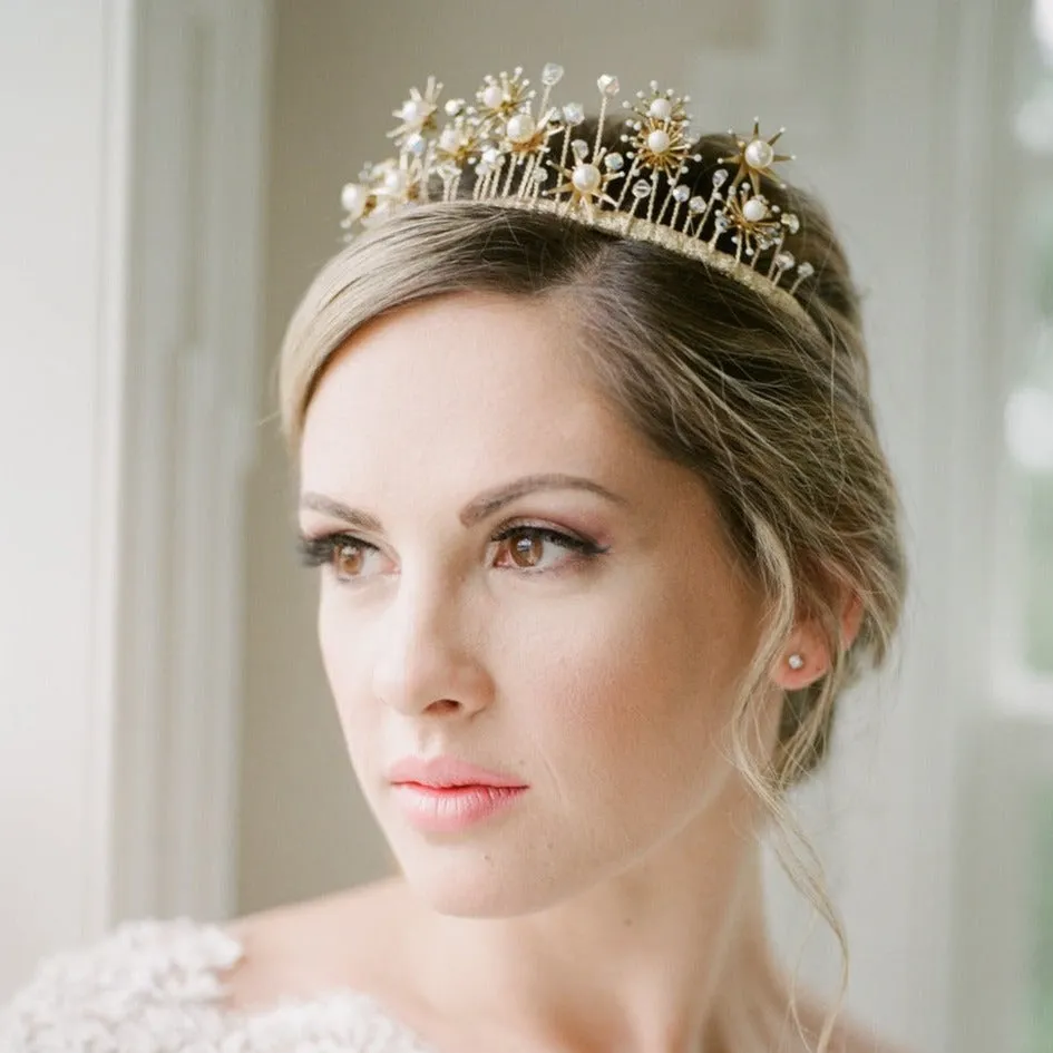 ADELINE Celestial Starburst Bridal Crown