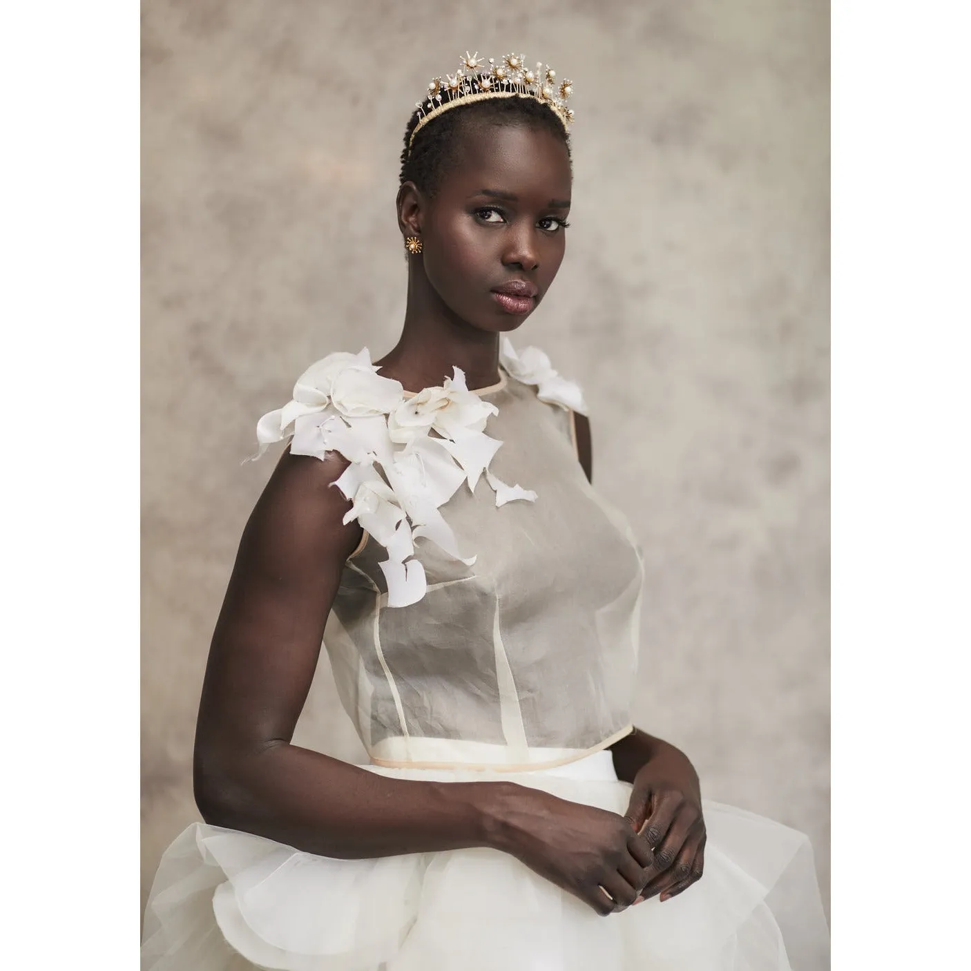 ADELINE Celestial Starburst Bridal Crown