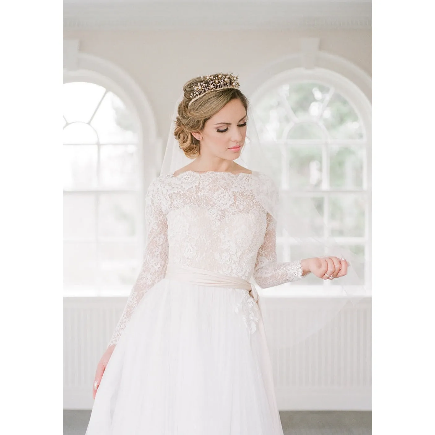 ADELINE Celestial Starburst Bridal Crown