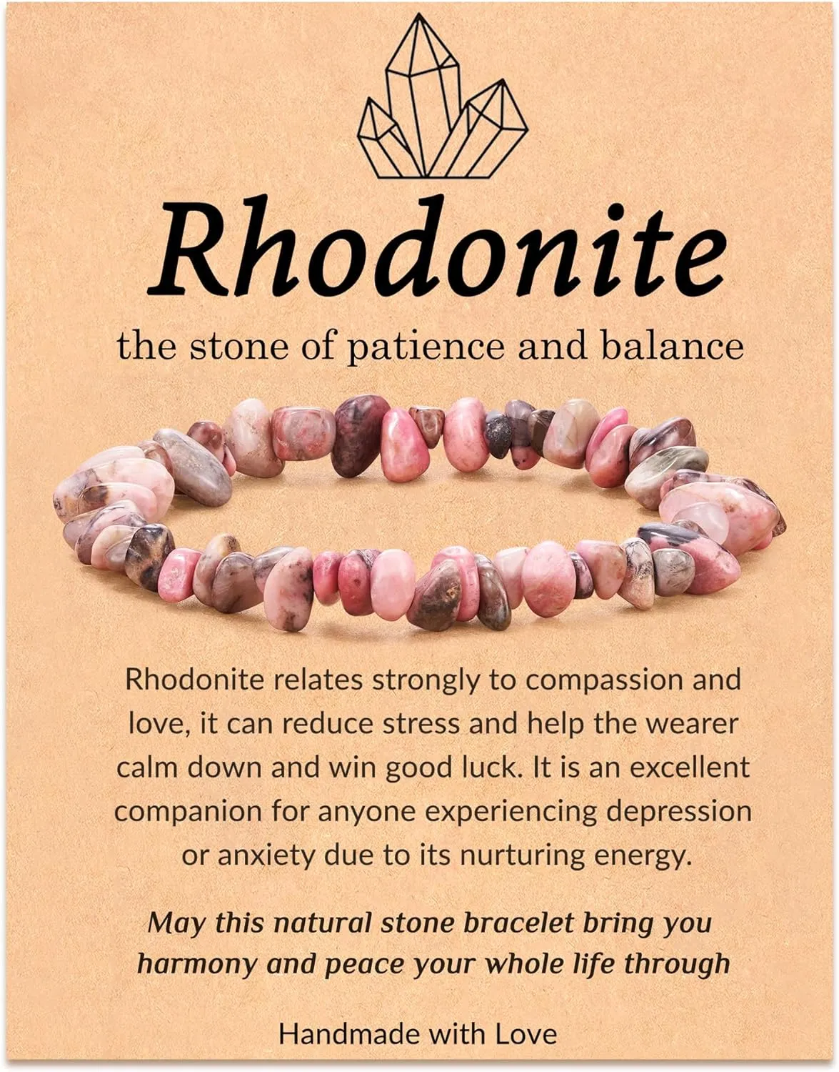 Amazonite Bracelet - Natural Stone Healing Crystal and Gemstone Protection Bracelet - Stress Anxiety Relief