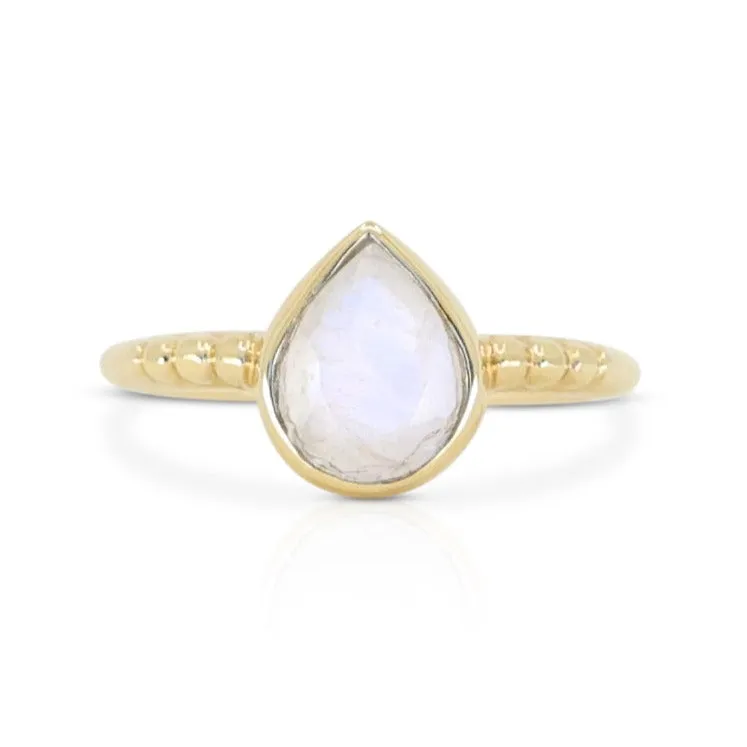 Amie Moonstone Gold Stacker