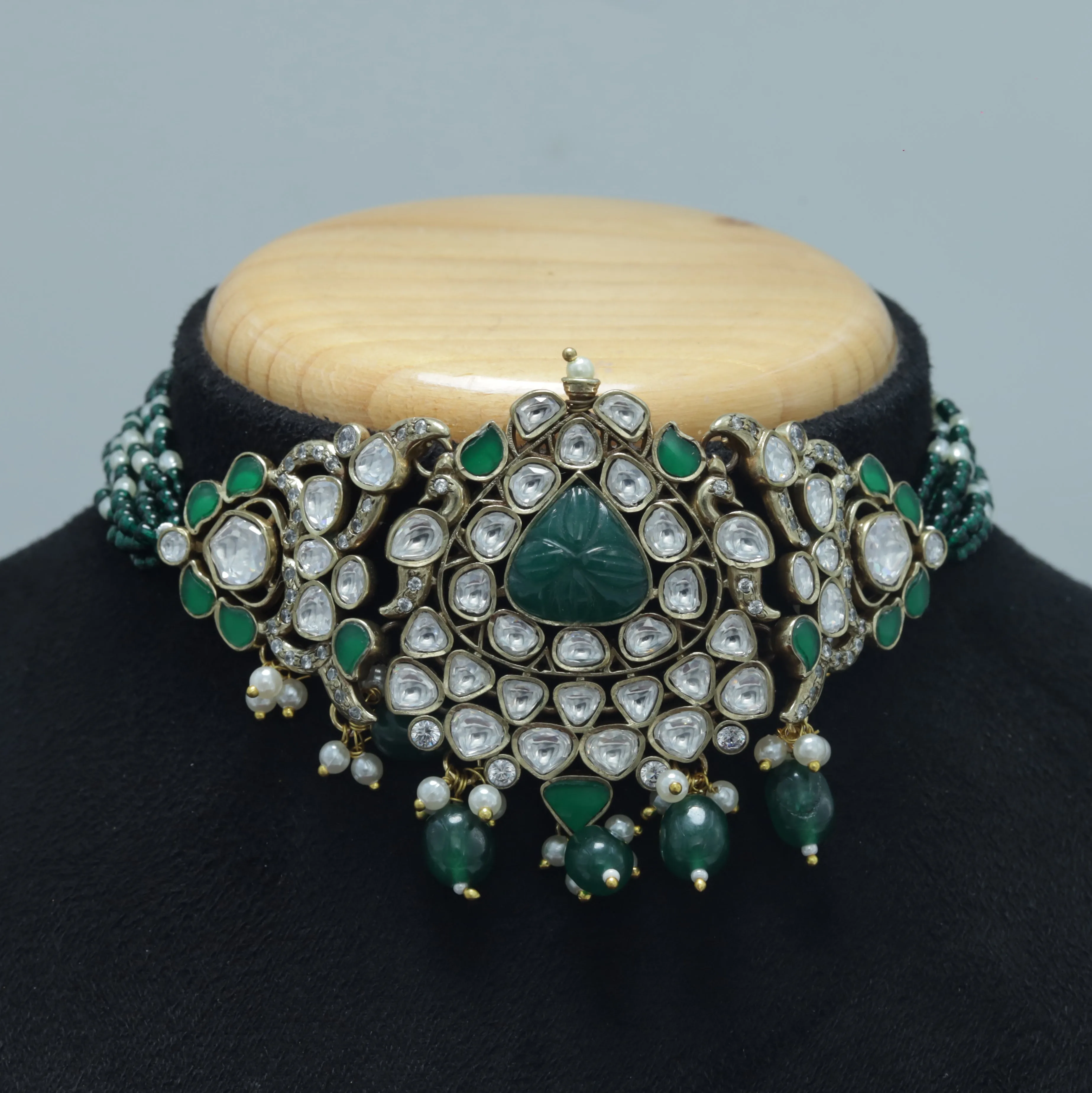 Choker Kundan Necklace Set 7494-34