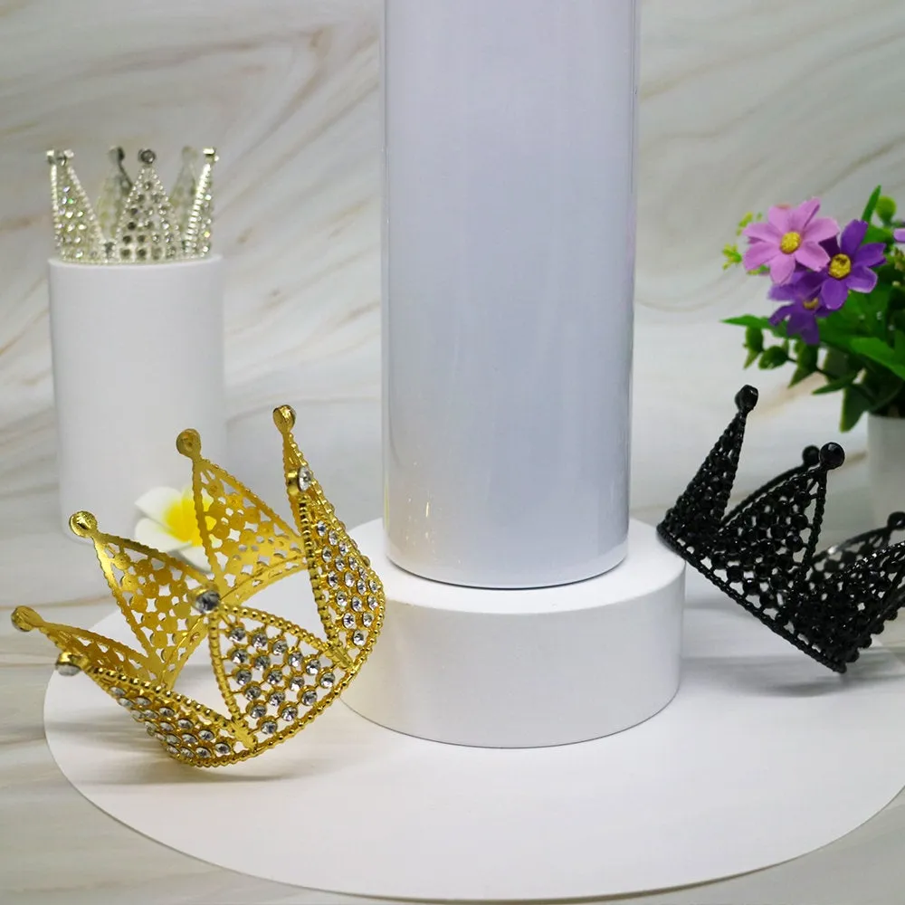 Crown toppers for tumblers/sublimation tumblers/blank crown Topper/20oz crown toppers/