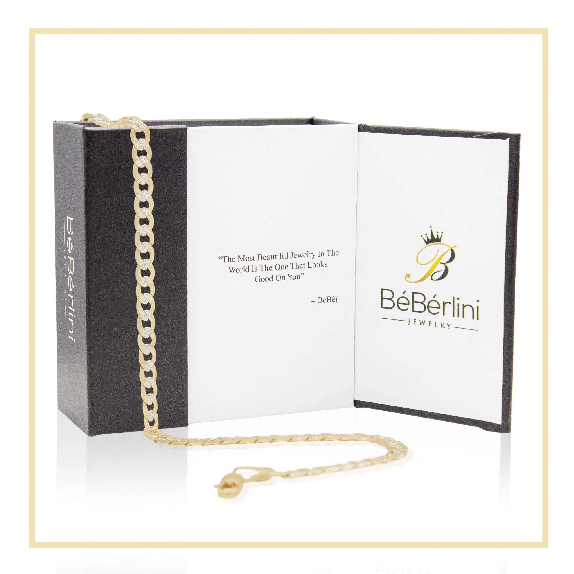 Cuban Link Anklet 14K Gold Filled Diamond Cut Jewelry Women 9.5''