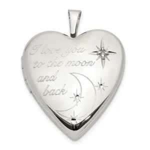 Diamond Heart Locket