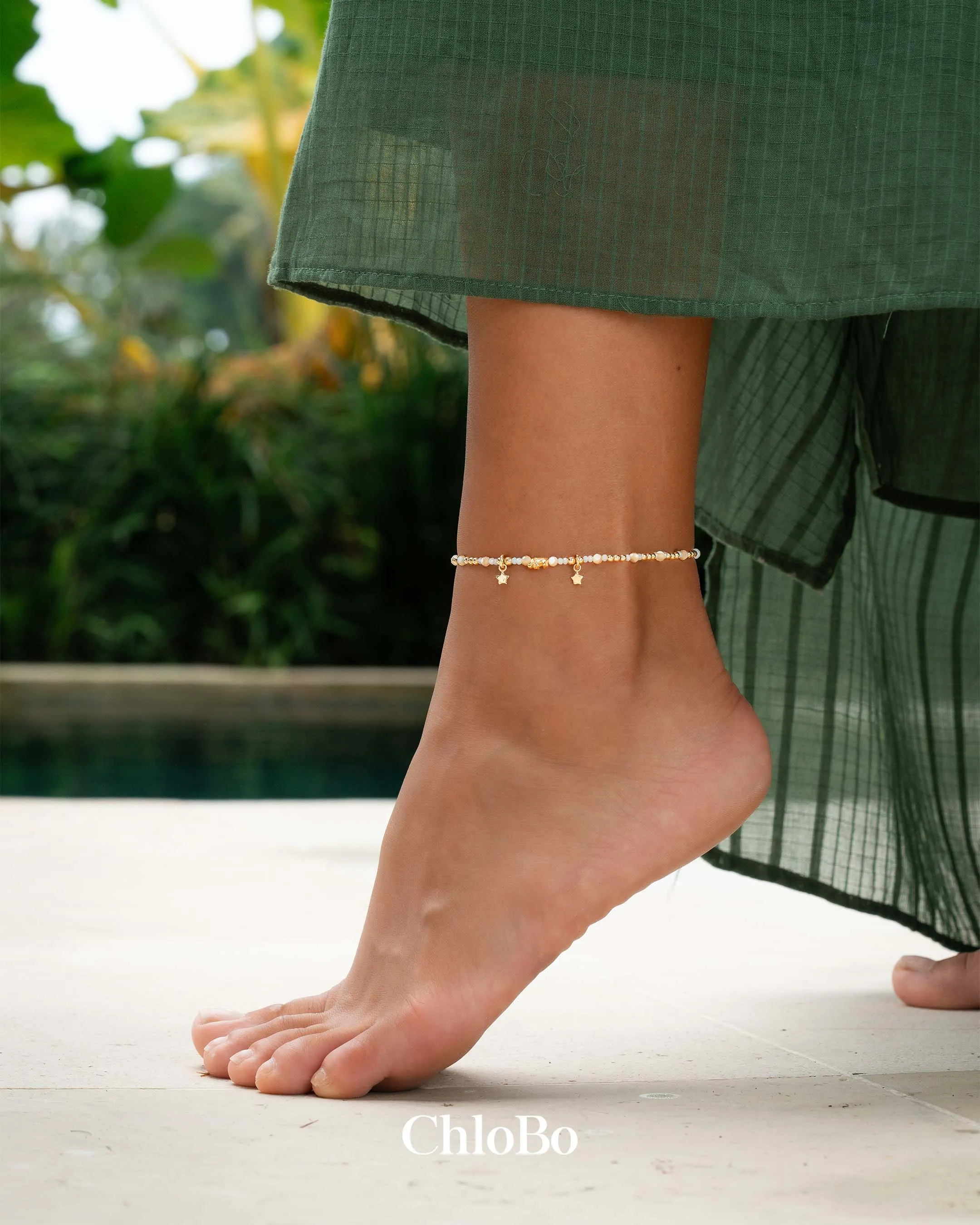 Elephant Enchantment Anklet - Silver - SANAP12014038