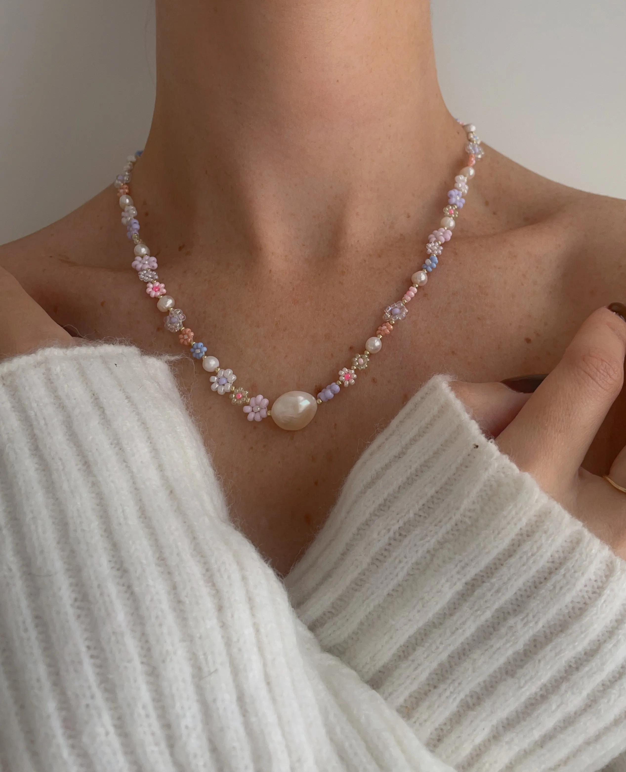 English Garden Necklace (Spring)