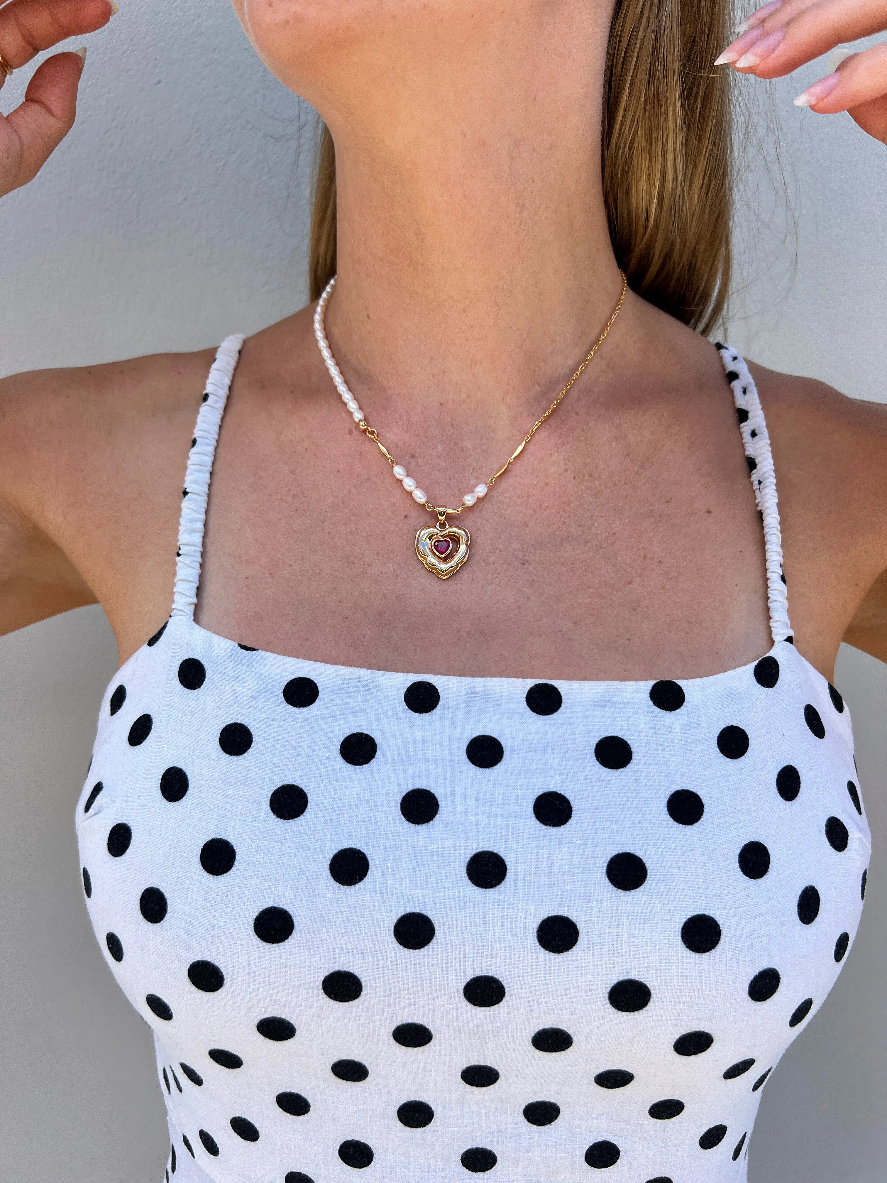 Gilded Love Necklace