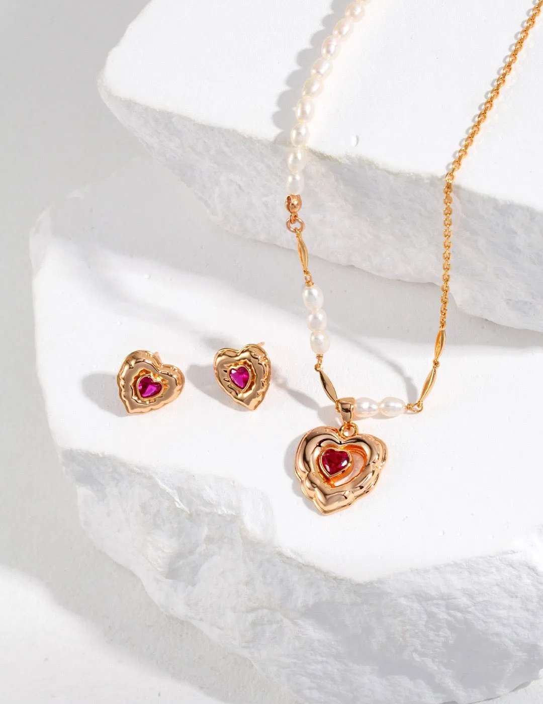 Gilded Love Necklace