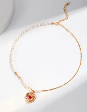 Gilded Love Necklace