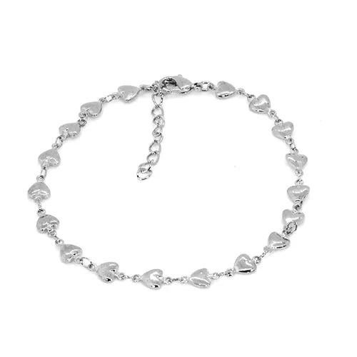 HEARTS ANKLET - K33980Y,W