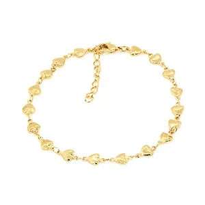 HEARTS ANKLET - K33980Y,W