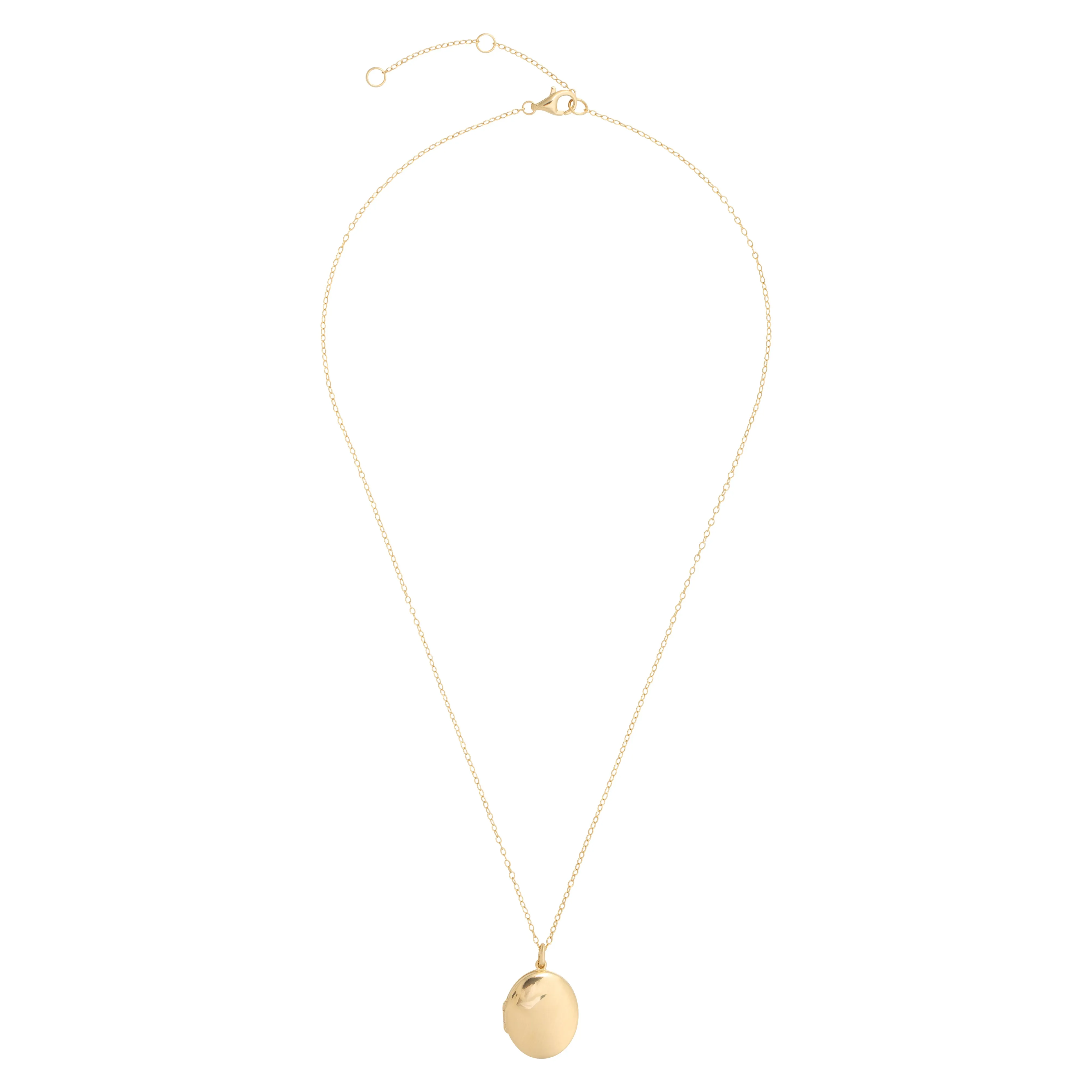 Heirloom 14K Gold Vermeil Locket Necklace