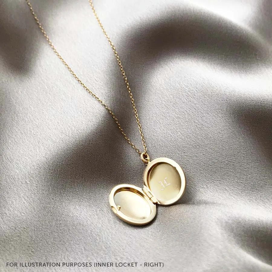 Heirloom 14K Gold Vermeil Locket Necklace