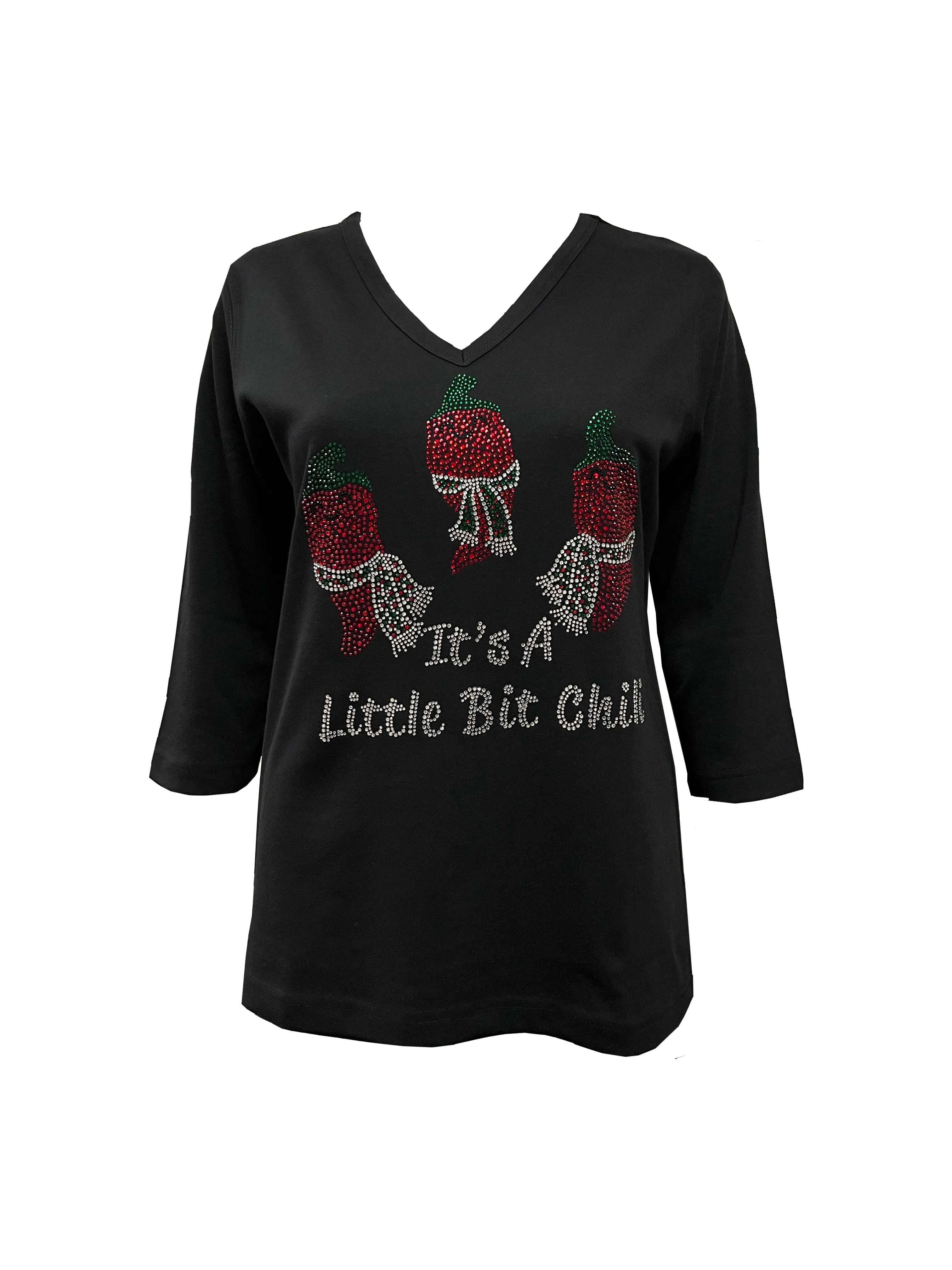 It's A Little Bit Chili 3/4 Sleeve Shirt
