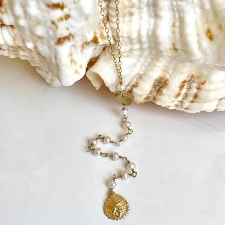 Lariat Gold Necklace