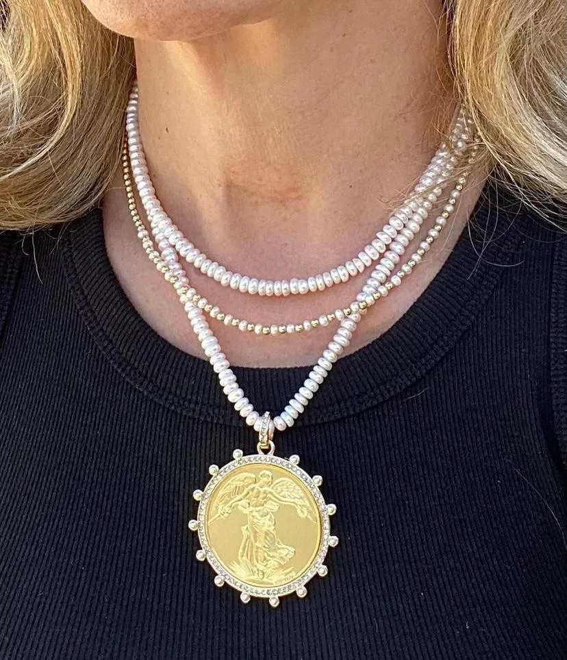 Long Pearl Necklace - Jackie