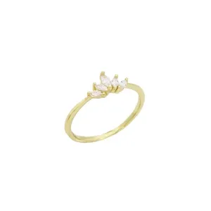 Lotus Crown Ring
