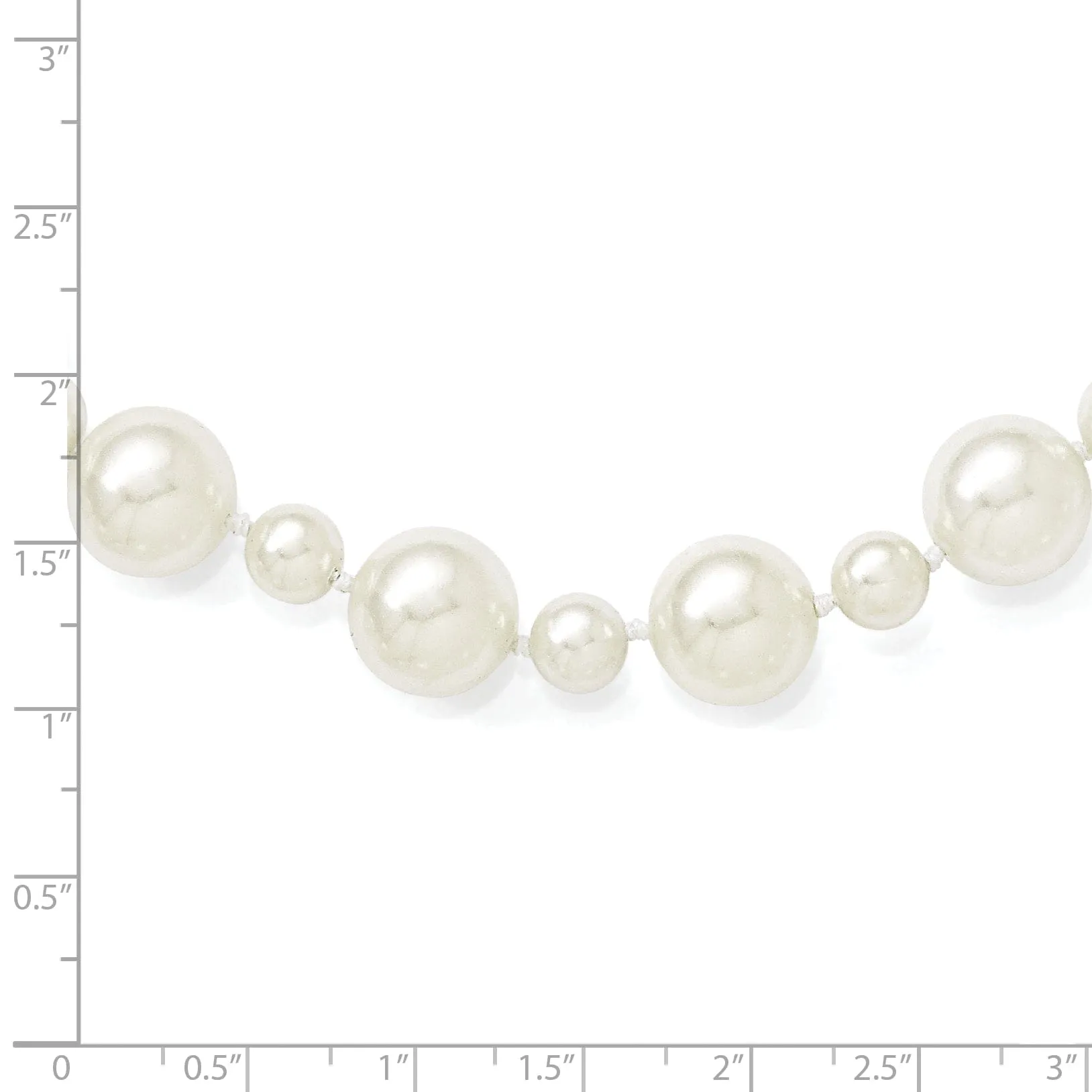 Majestik White Pearl Hand Knotted Necklace