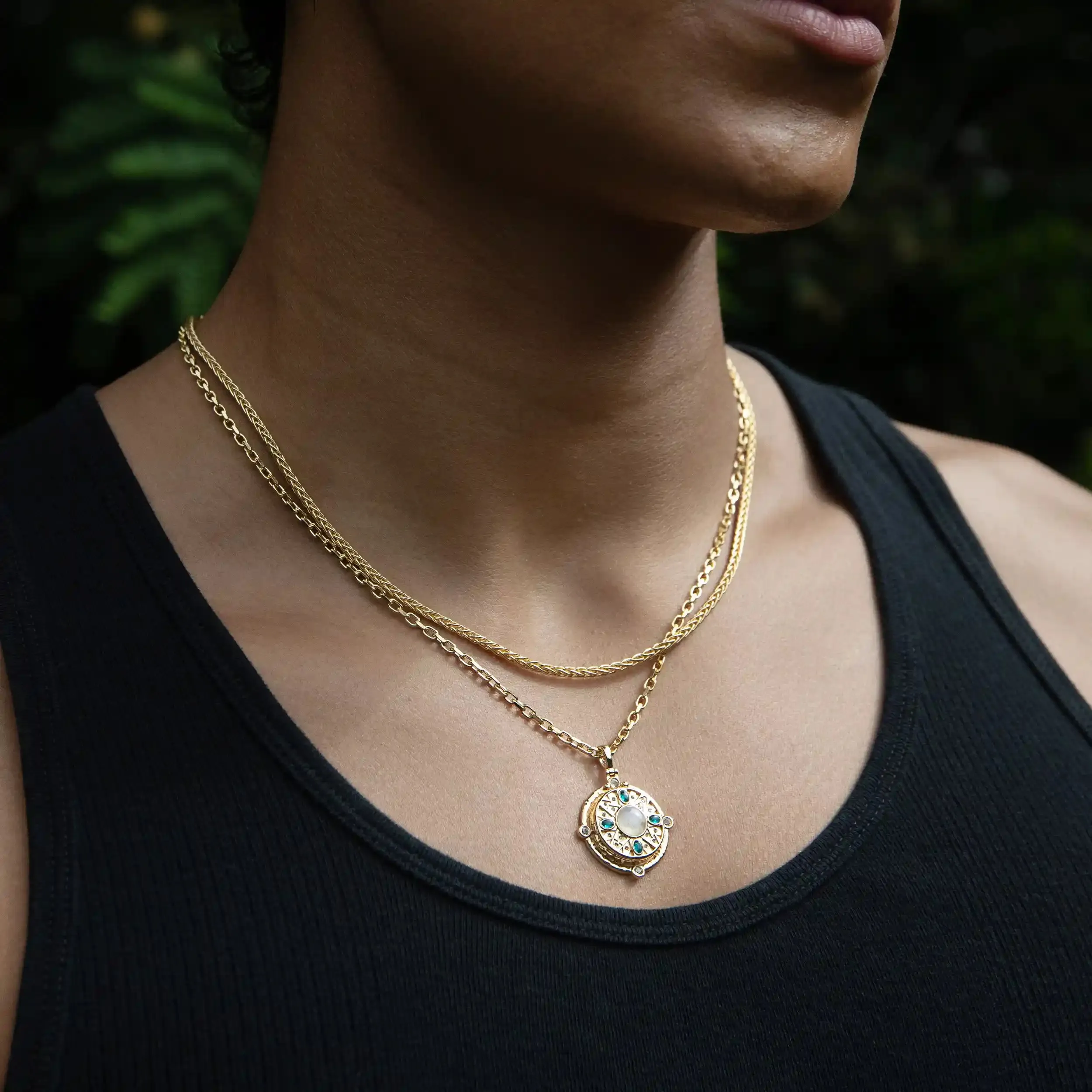 Men's Manifestation Locket Layering Set