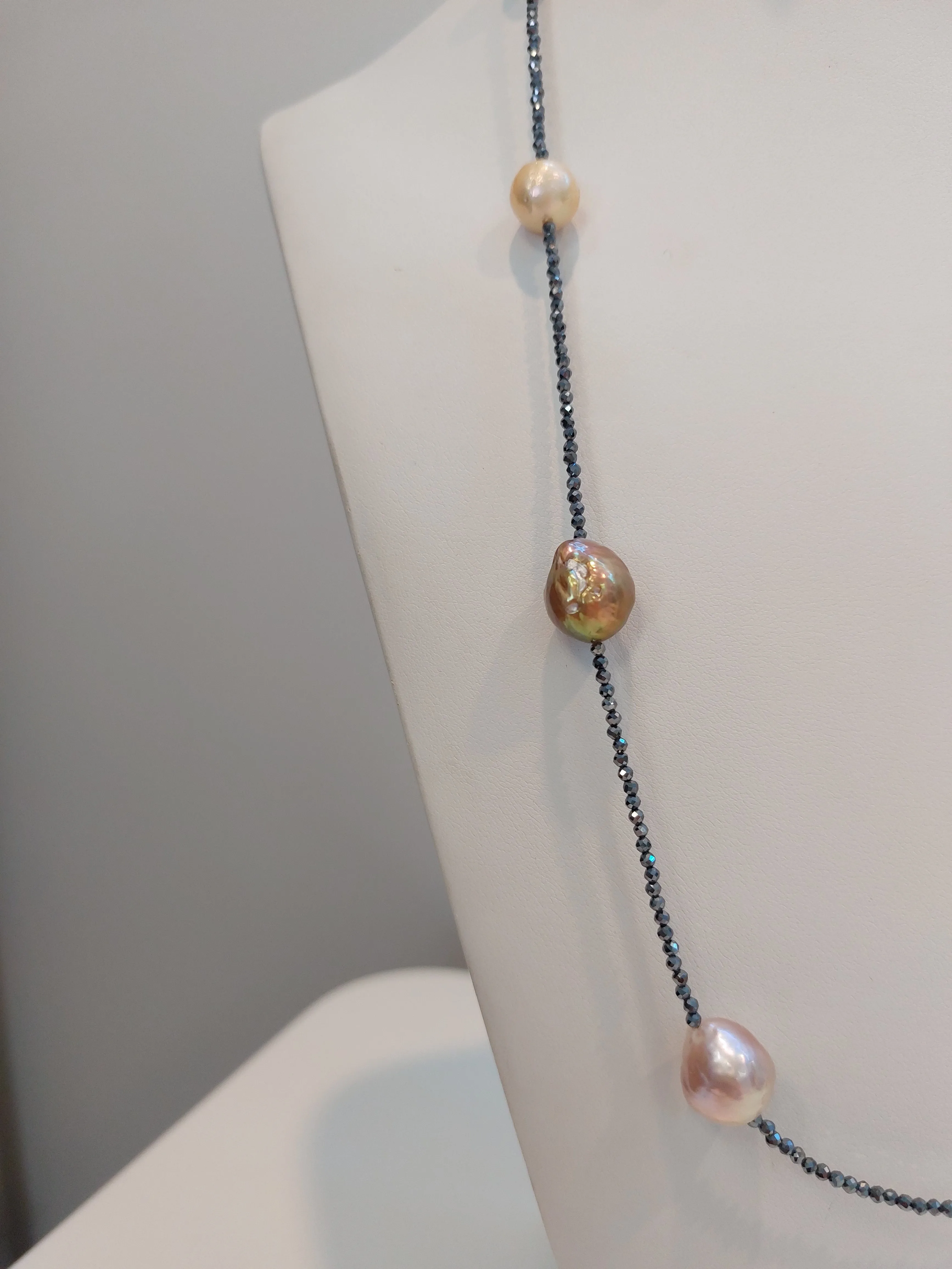 Natural Pink Pearl Necklace