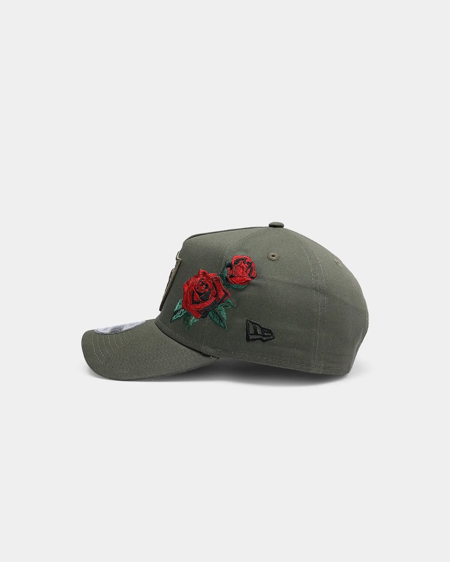 New Era Las Vegas Raiders Rose Hit 9FORTY A-Frame Snapback Olive/Black