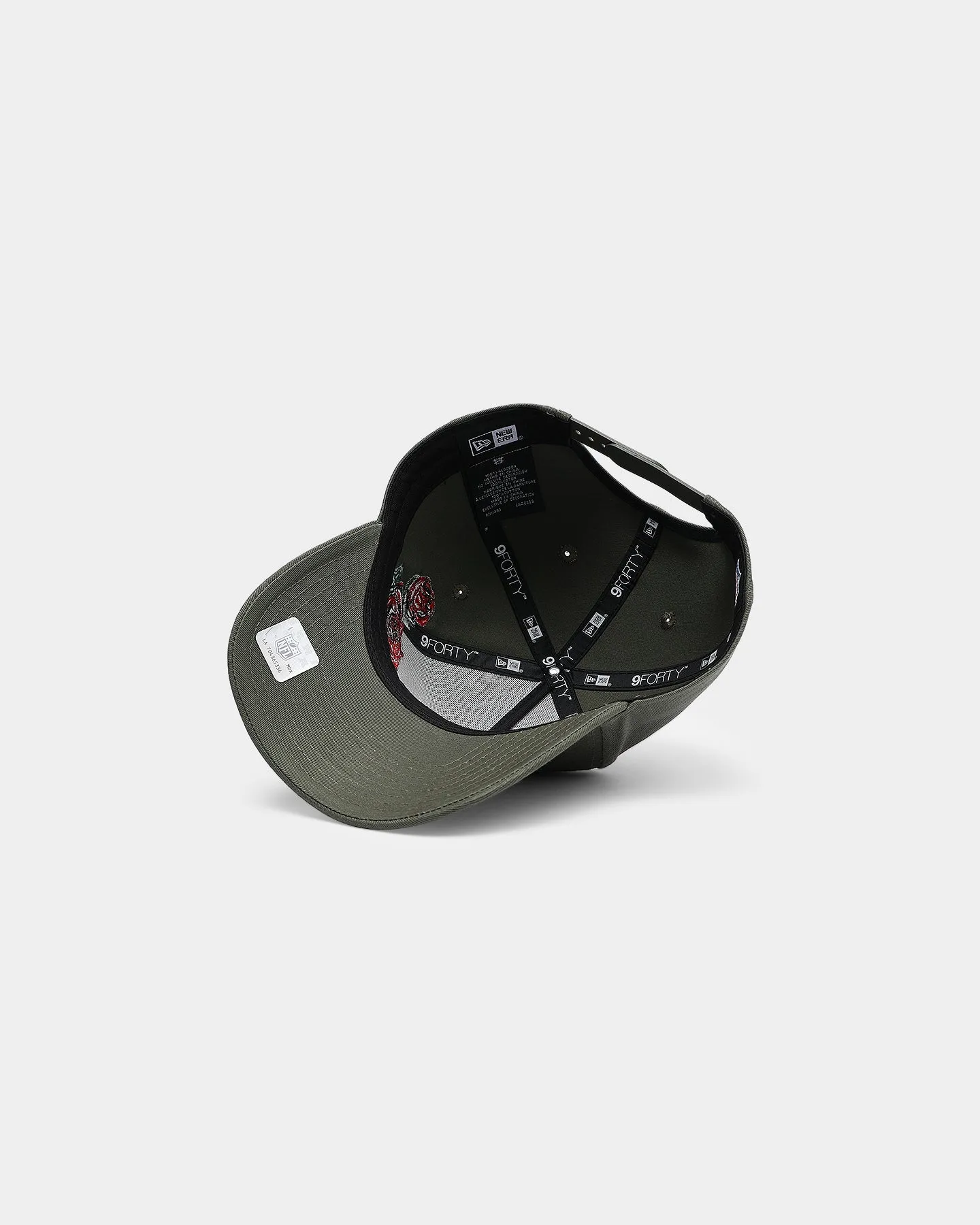 New Era Las Vegas Raiders Rose Hit 9FORTY A-Frame Snapback Olive/Black