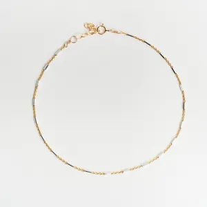 Noe Gold Bar Chain Anklet