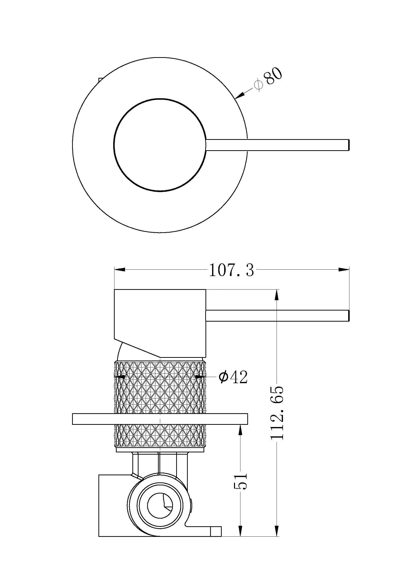 Opal Shower Mixer GRAPHITE YSW2519-09-GR