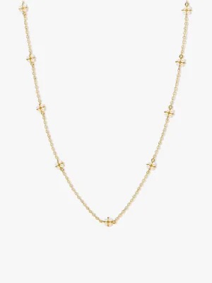 Pearl Cluster Station Necklace
