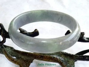 "Mysterious" Burmese Jadeite Bangle Bracelet Genuine and Natural 59mm (JHBB3136)