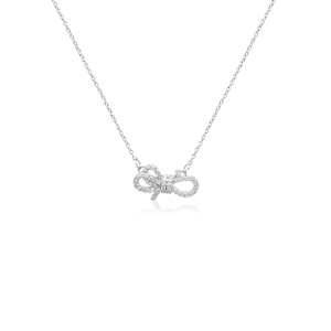 Ribbon Cubic Zirconia Necklace