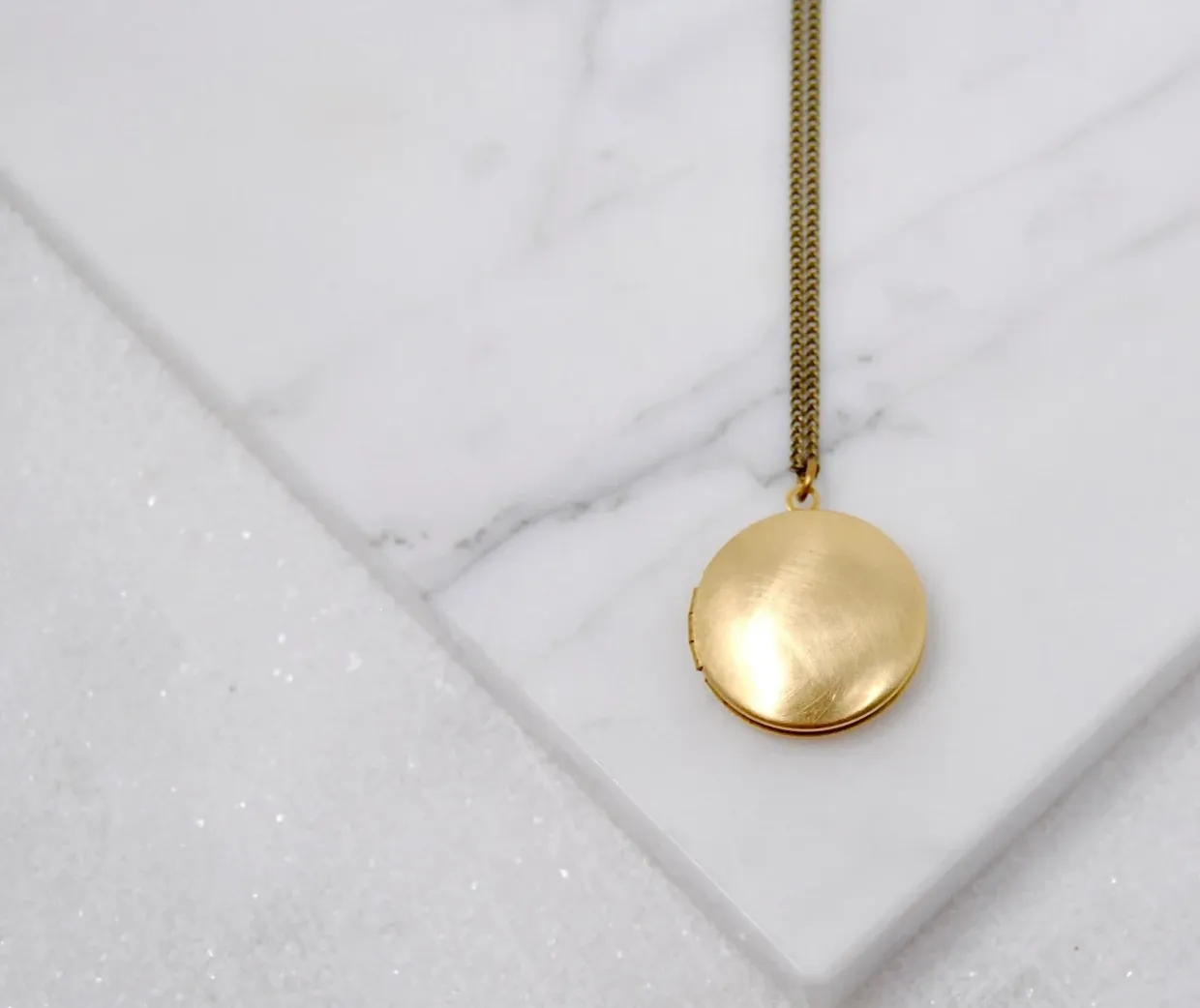 Round Locket Necklace