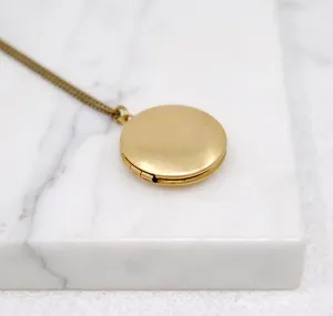 Round Locket Necklace