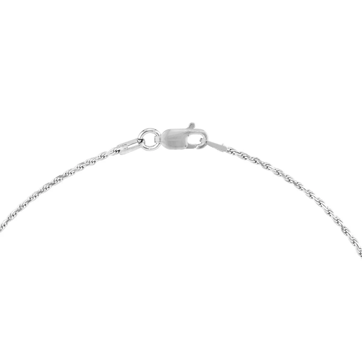 Sterling Silver 2mm D/C Rope Chain