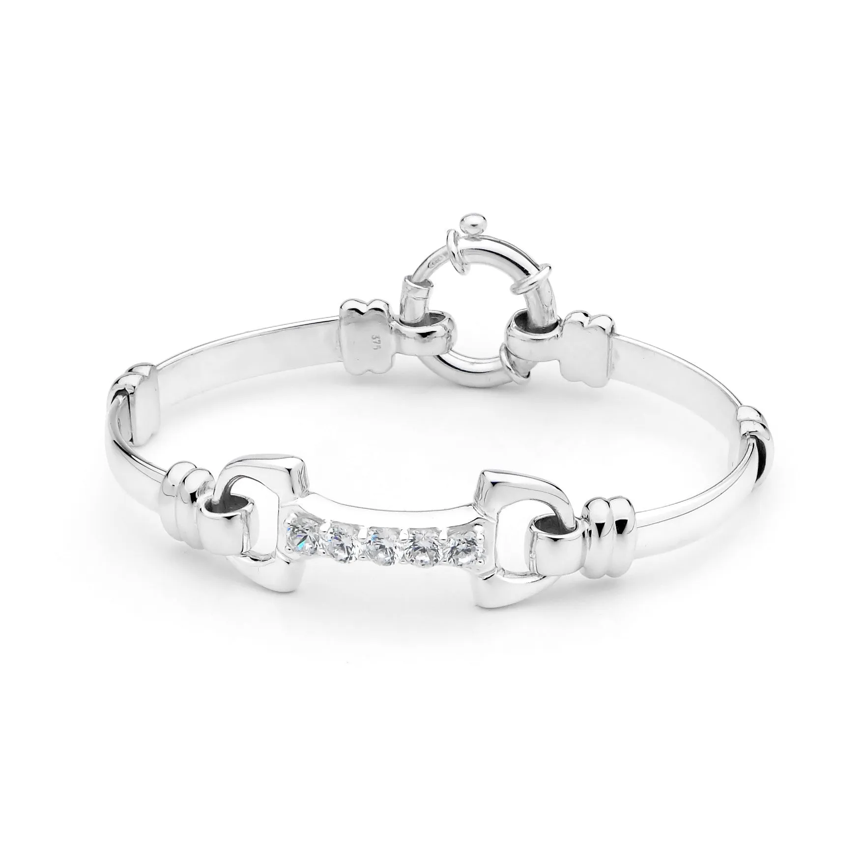 Sterling Silver Bit Bracelet