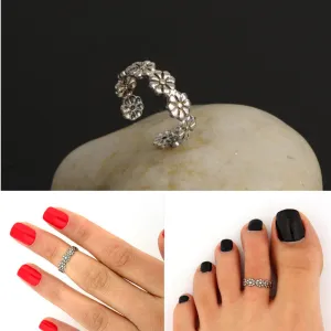 Vintage Daisy Toe Ring